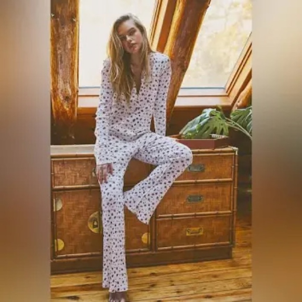 Free People Flare Leg Onesie Pajamas